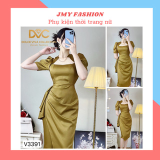 V3391 Váy lụa dáng ôm body sexy [DVC&ACC] váy body lụa sang chảnh