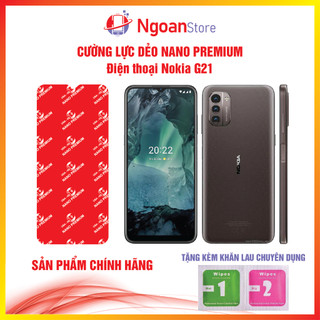 Cường lực dẻo Nano cho điện thoại Nokia G21 - Ngoan Store