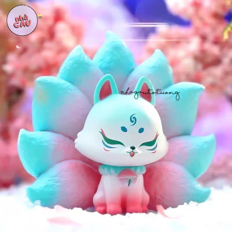 Tô tượng thạch cao hồ ly size trung(không kèm màu và cọ)