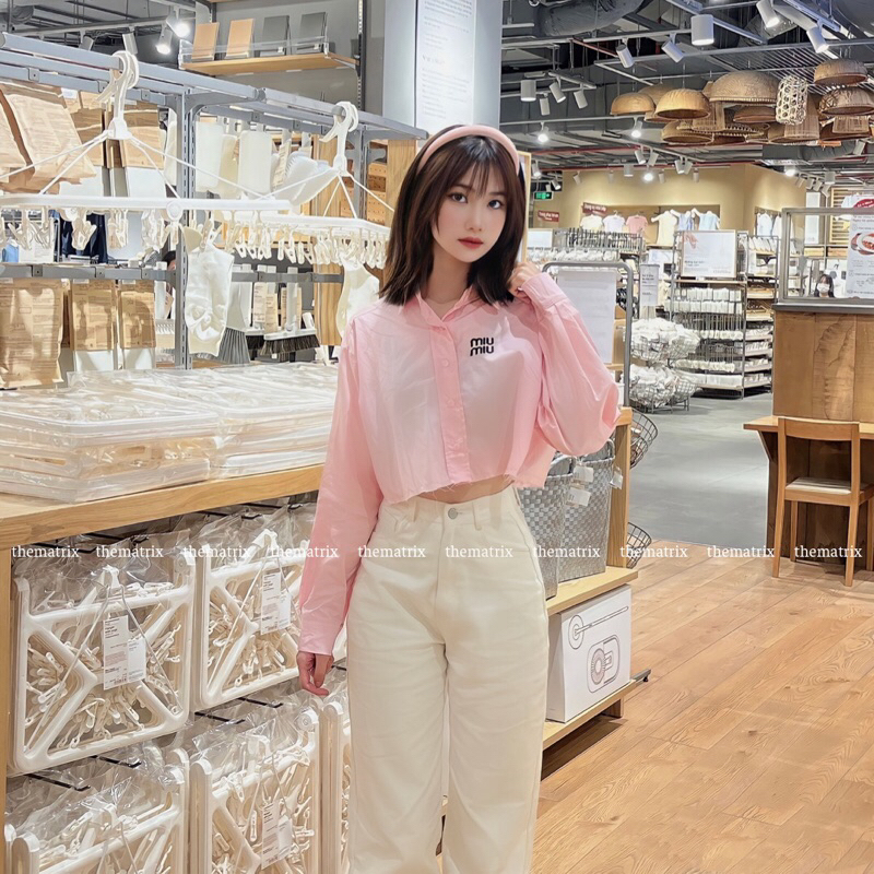 Áo sơmi cao cấp miumiu ver 2
