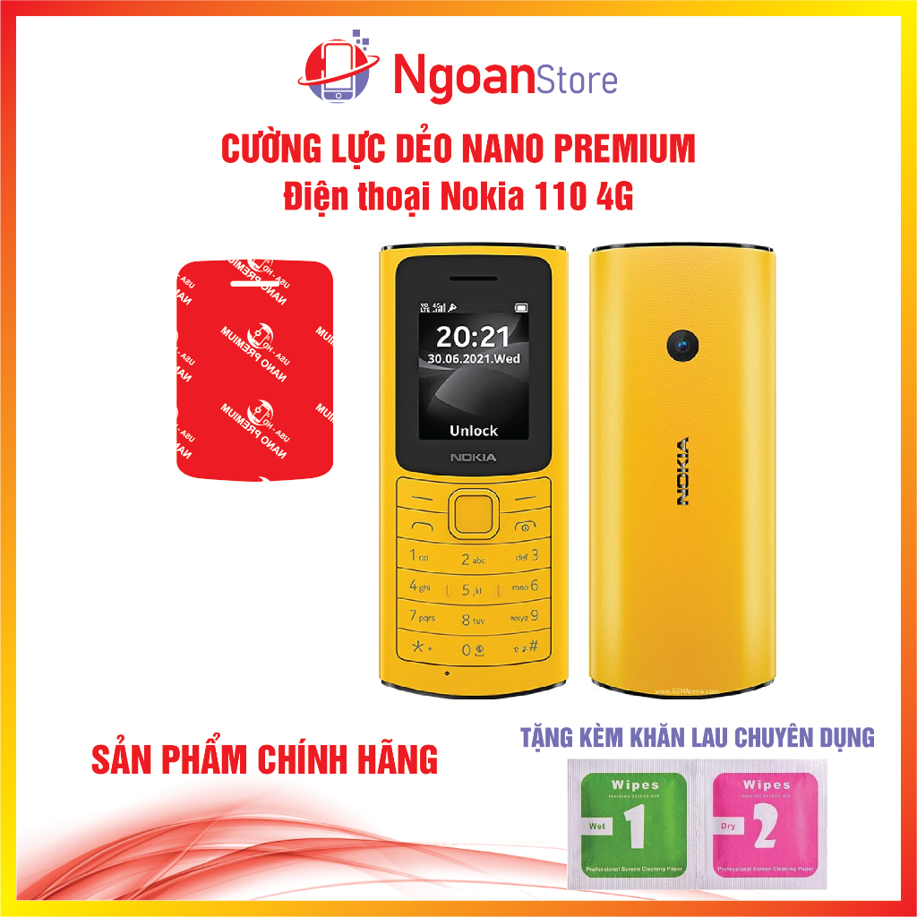Cường lực dẻo Nano cho điện thoại Nokia 110 4G - Ngoan Store