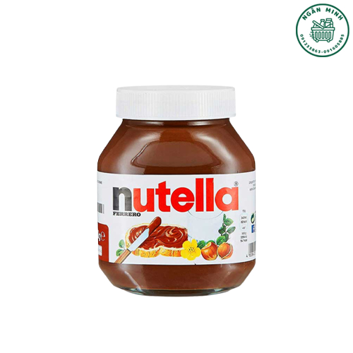 Bơ hạt phỉ Cacao Nutella lọ thuỷ tinh 450G