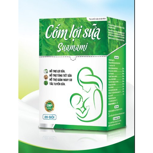 Cốm lợi sữa Suamami - hộp 20 gói x 3g