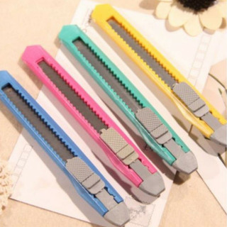 🔥Combo 10 Dao rọc giấy Mini Siêu Bén  (13 x1,5 cm)