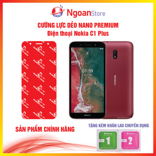 Cường lực dẻo Nano cho điện thoại Nokia C1 Plus - Ngoan Store