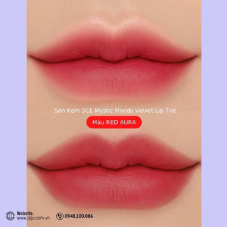[AUTH 100%] SON 3CE RED AURA ĐỎ LẠNH