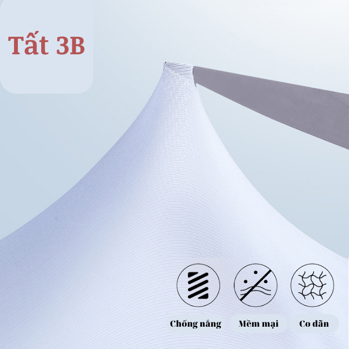 Găng tay chống nắng tia UV 3B nam nữ hai màu đen trắng chất cotton co dãn-[ Ống Găng Tay]