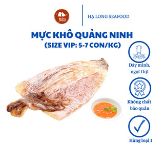 Mực khô câu Hạ Long Seafood loại 1 size vip 5-7 con/kg