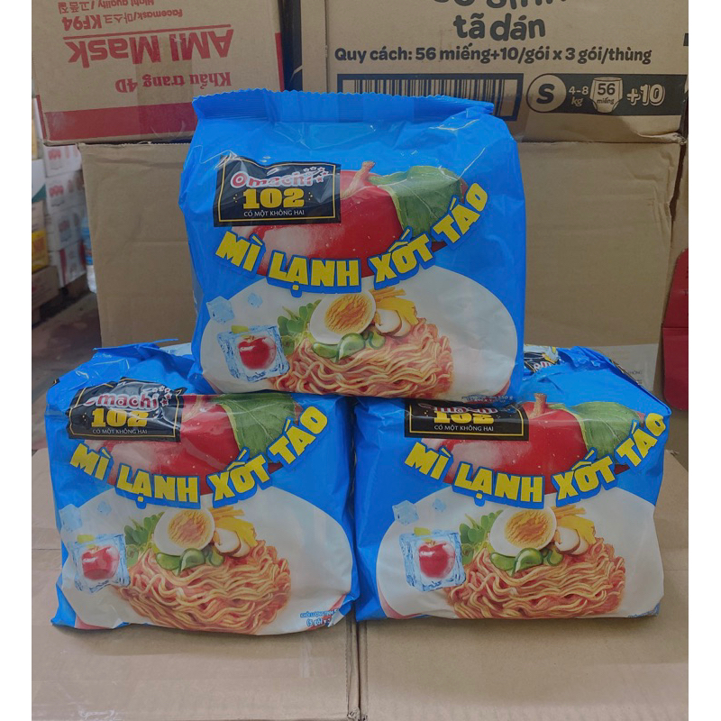 Mì xốt táo lạnh Omachi 102 ( 1 gói 110g )