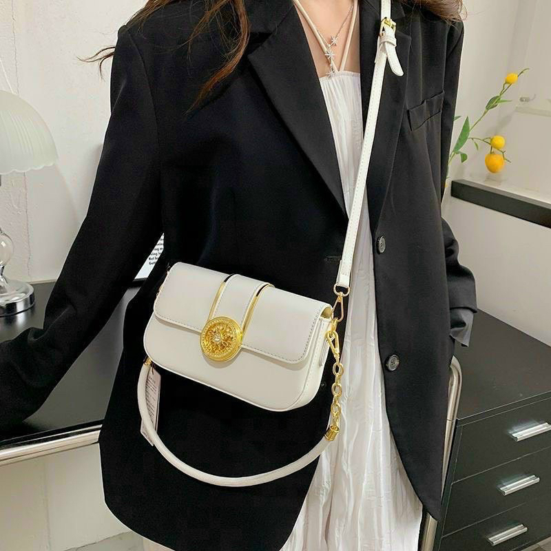 Túi Đeo Chéo Túi Xách Nữ Túi Đeo Vai Xinh Nắp Tròn Xoay Đi Chơi Thời Trang