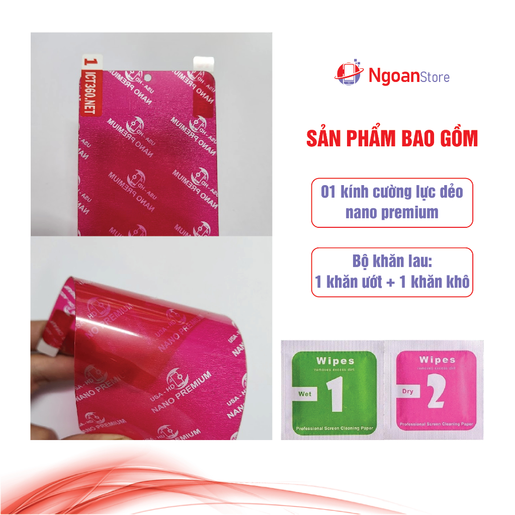 Cường lực dẻo Nano cho điện thoại Nokia 220 4G - Ngoan Store