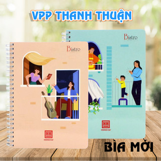 Sổ lò xo dọc Bistro A5 200 trang (2837) honghagroup.