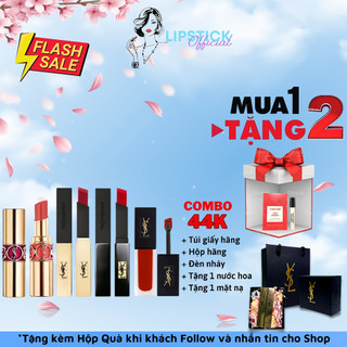 Son ysl 416 slim glow matte vỏ hồng chính hãng, son ysl 28 đỏ gạch sáng da bền màu