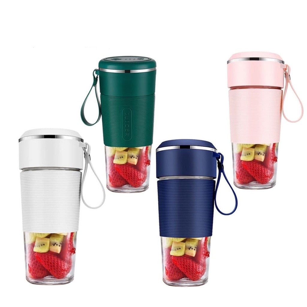 Máy xay sinh tố cầm tay mini đa năng ❤JUICER❤ máy xay cầm tay thịt đá Bảo Hành 12T Cốc Thủy Tinh 4 Lưỡi