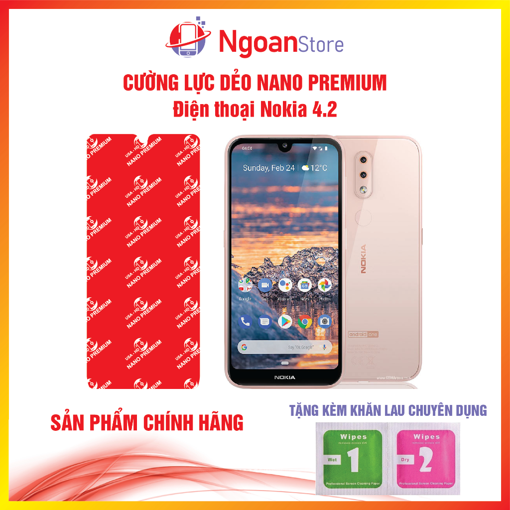 Cường lực dẻo Nano cho điện thoại Nokia 4.2 - Ngoan Store