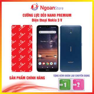 Cường lực dẻo Nano cho điện thoại Nokia 3 V - Ngoan Store
