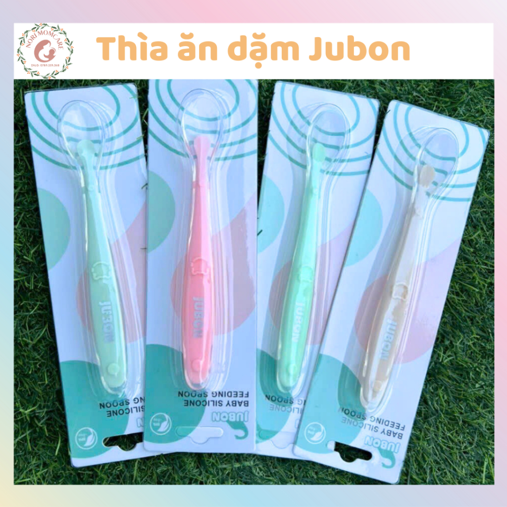 Thìa silicone ăn dặm cho bé Jubon