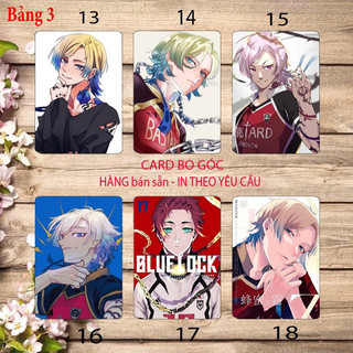 Card bo góc Michael Kaiser Blue Lock 6 ảnh khác nhau / Thẻ card Blue Lock Michael kaiser