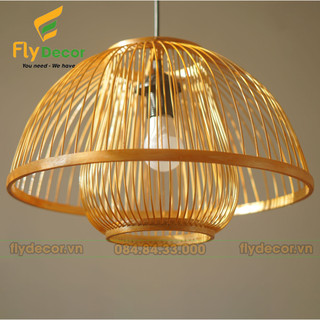 Đèn mây tre, chao đèn tre trang trí, Đèn lồng thả trần, Đèn ngủ, đèn quán cafe hình chụp lõi hoa