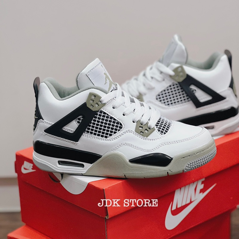 JDK STORE_Giày Sneaker Nik Air Jorden 4 Retro 'Seafoam'