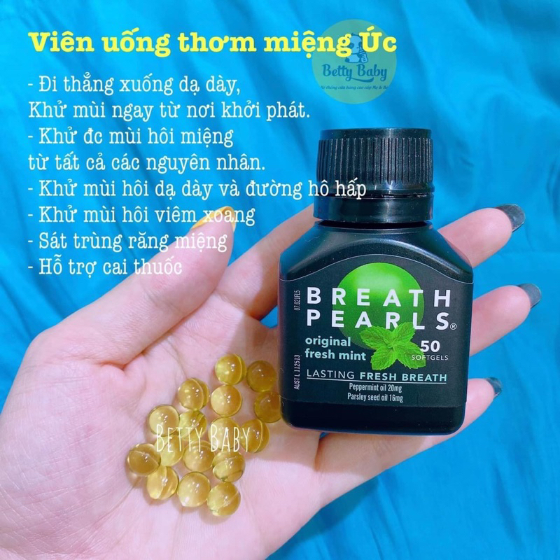 VIÊN UỐNG THƠM MIỆNG ÚC Breath pearls
