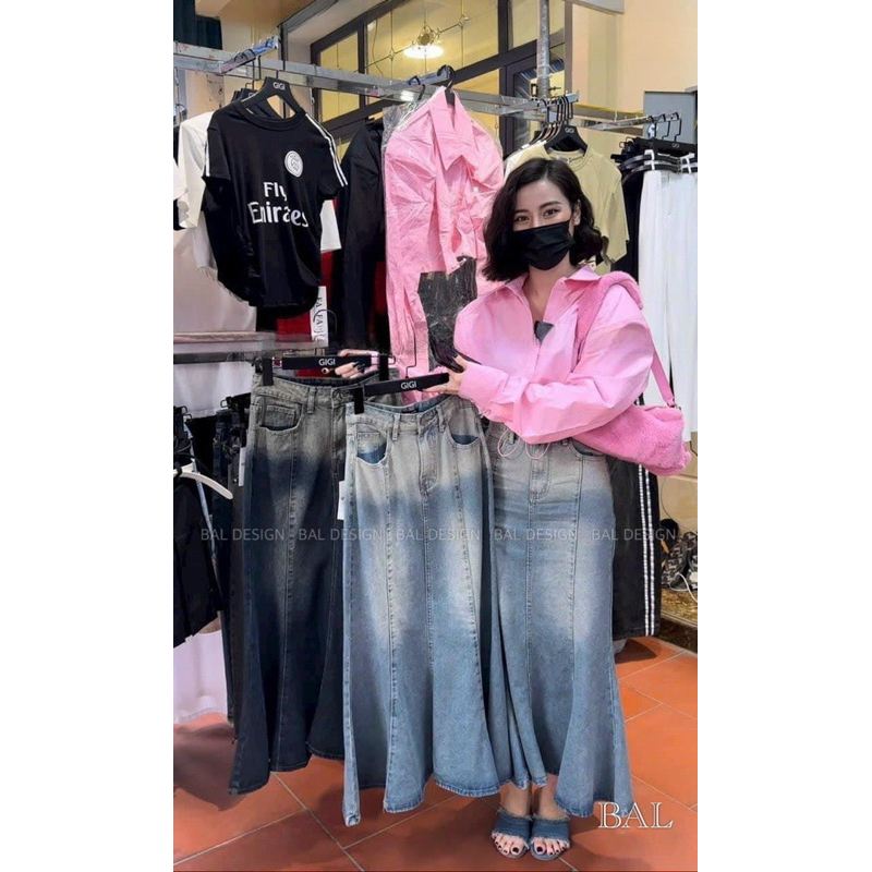 (Có sẵn) Áo sơ mi croptop dài tay rút eo