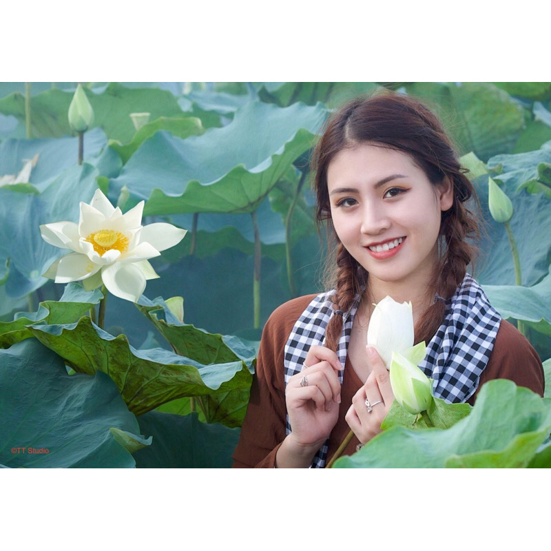 Set bà ba nâu kèm quần và khăn