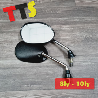 Gương Suzuki chân xi bóng, kính chiếu hậu gắn xe HONDA, YAMAHA, SUZUKI chân 8ly 10ly răng thuận