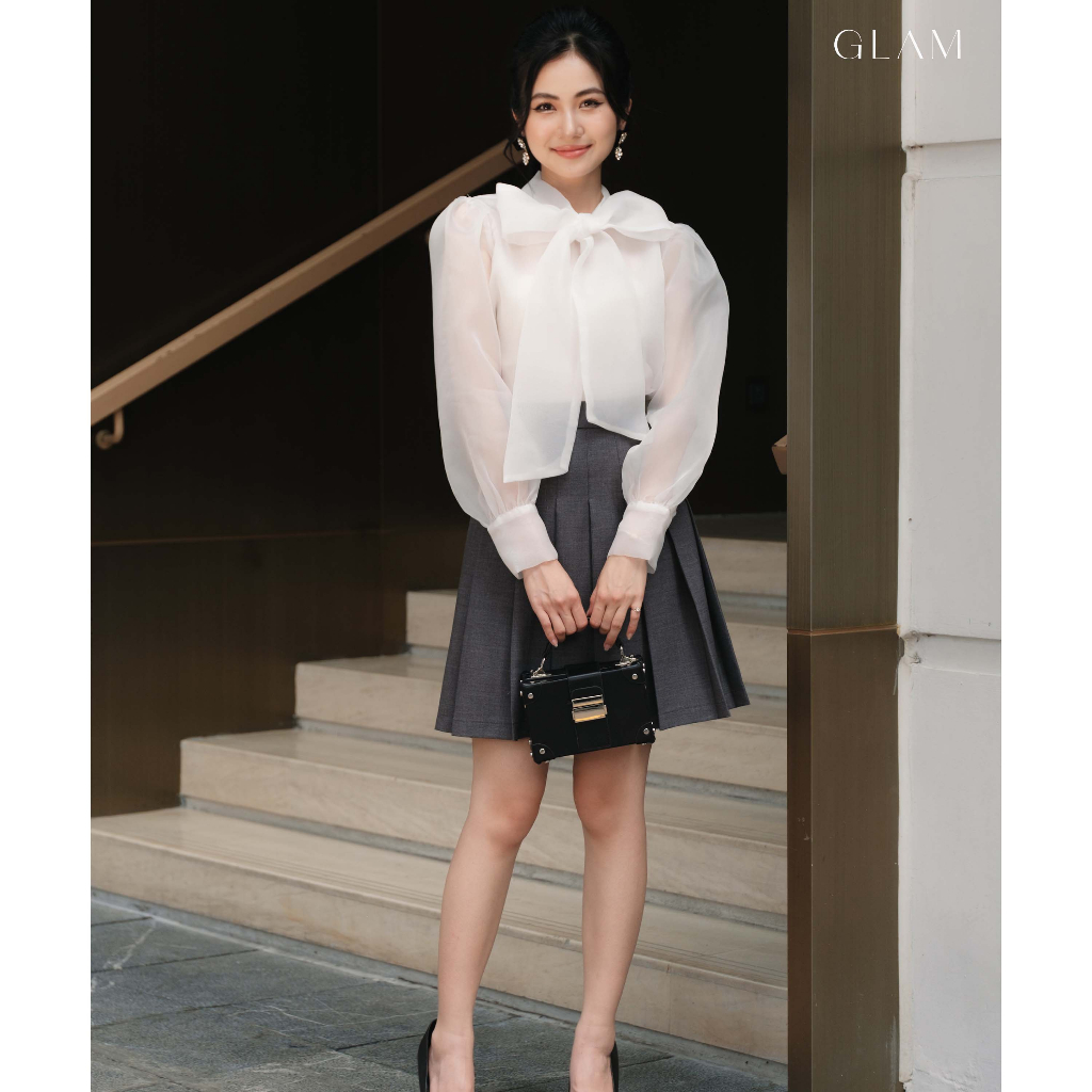 Áo sơ mi Isabella Shirt chất vải organza mềm mại