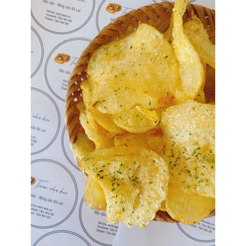 Khoai Tây Sấy Rong Biển | 200-300-500 | Đặc Sản Đà Lạt