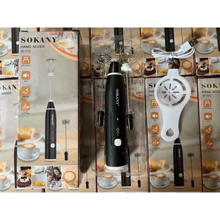 MÁY ĐÁNH TRỨNG USB SOKANY, TẠO BỌT CAFE 3 TỐC ĐỘ
