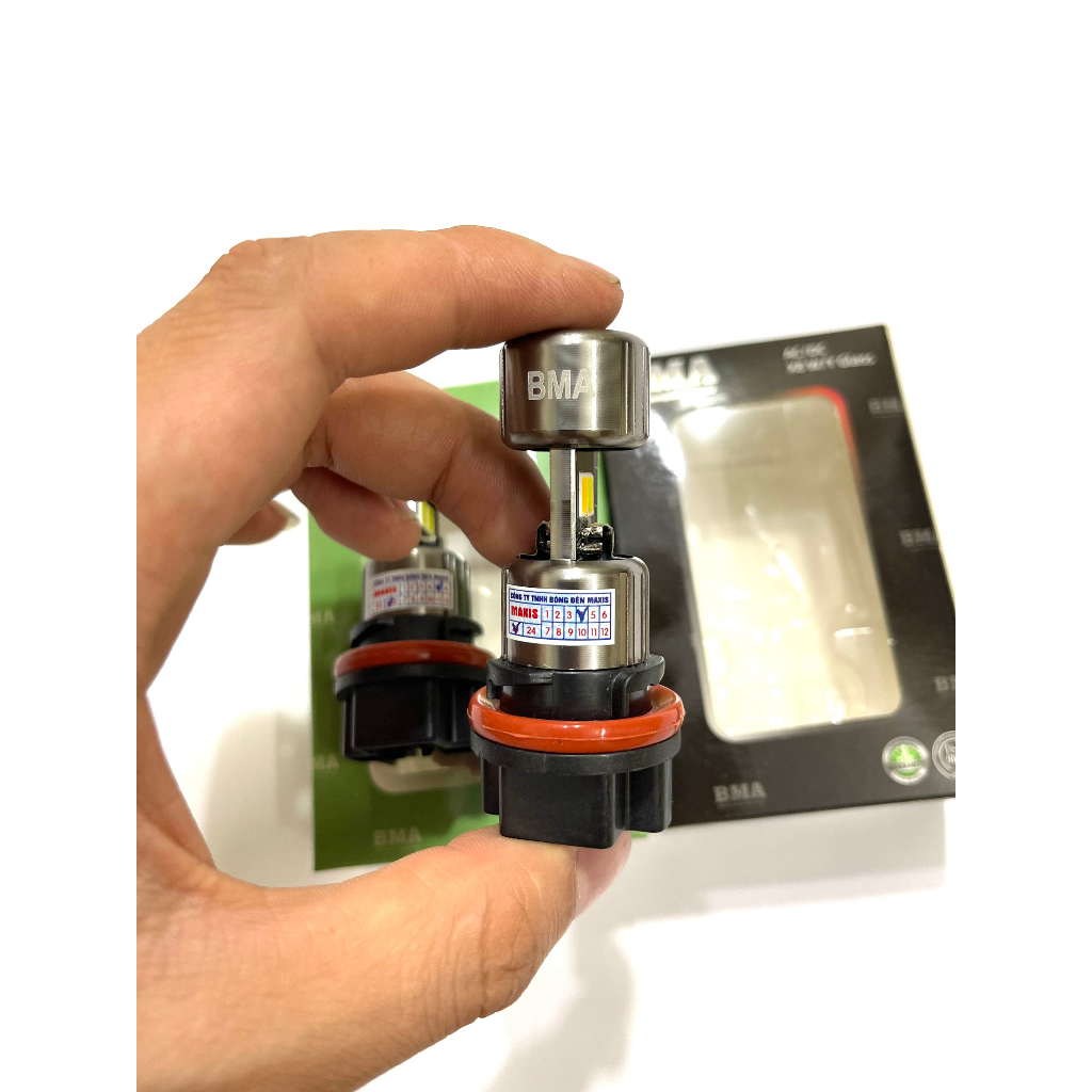 Đèn Pha Led Chân Hs5 Hàng BMA Siêu Sáng Xe Airblade 2011 AB 2011 MẬP, PCX 2011, Lead 2011