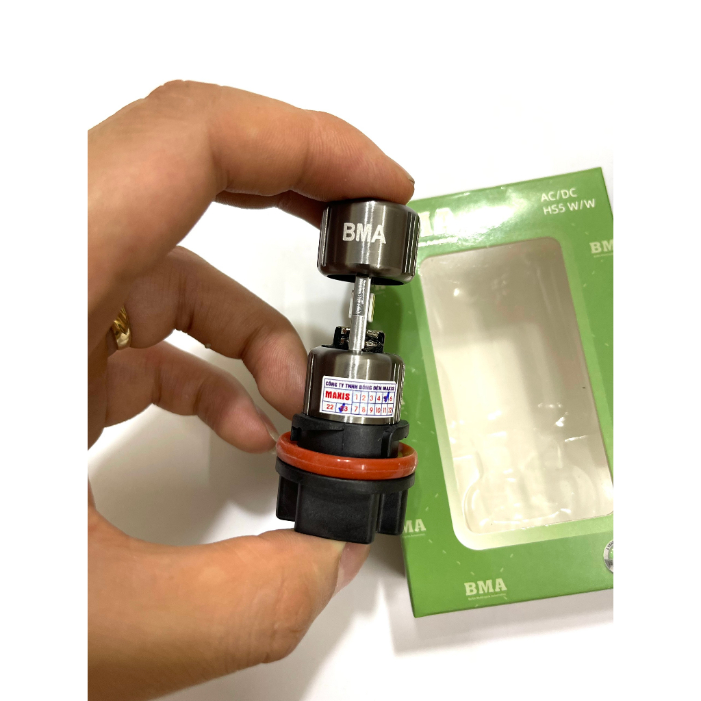 Đèn Pha Led Chân Hs5 Hàng BMA Siêu Sáng Xe Airblade 2011 AB 2011 MẬP, PCX 2011, Lead 2011