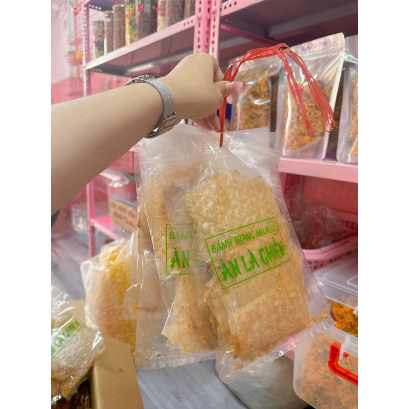 Bánh Tráng MiLa Muối Tỏi Cay Thơm