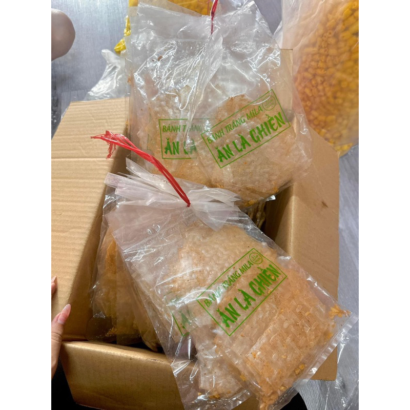 Bánh Tráng MiLa Muối Tỏi Cay Thơm