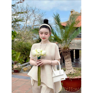 Set Áo Lò Xo Mix Quần Sang Chảnh