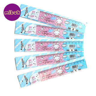 Thước kẻ nhựa 15cm hình con thỏ/con cú