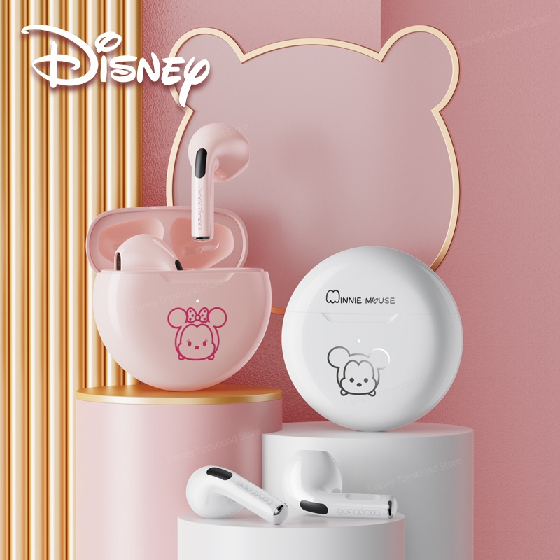 Tai nghe nhét tai không dây L6 Disney bluetooth 5.2 âm thanh hifi tích hợp mi cờ rô tiện lợi