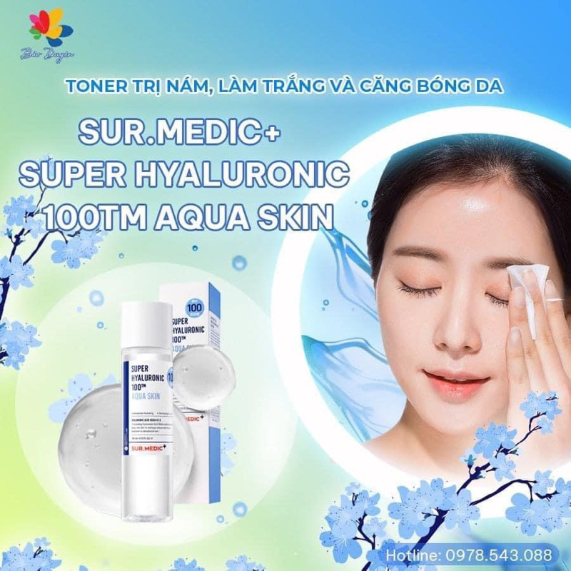 Toner: Neogen SUR.MEDIC + Super Hyaluronic 100TM Aqua Skin