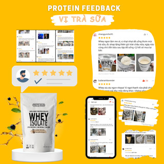 Whey Protein Isolate PROTEINVN - Vị Trà Sữa 2KG