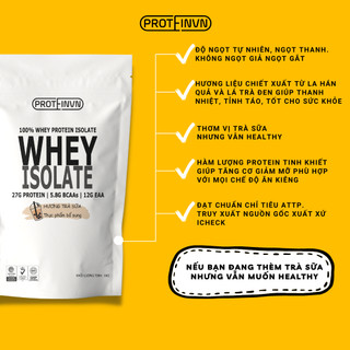 Whey Protein Isolate PROTEINVN - Vị Trà Sữa 2KG