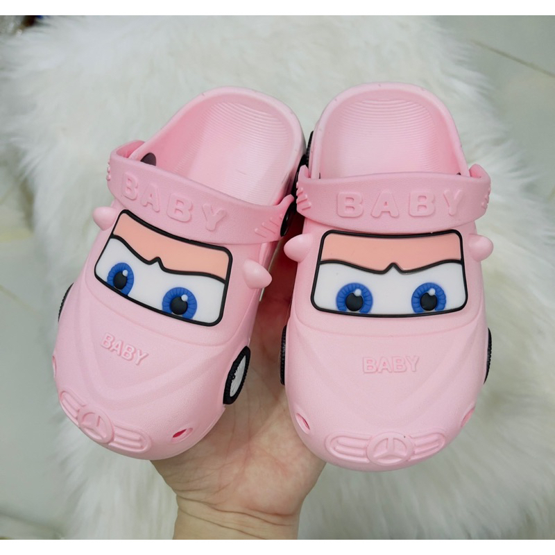 Dép sục ô tô trẻ em nam nữ siêu đẹp