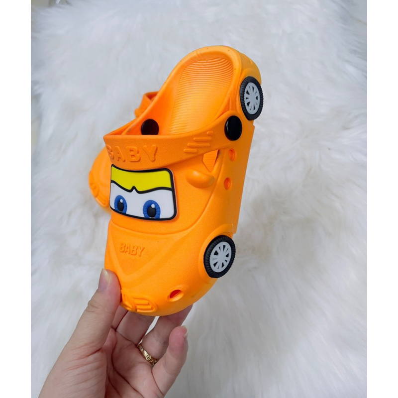 Dép sục ô tô trẻ em nam nữ siêu đẹp