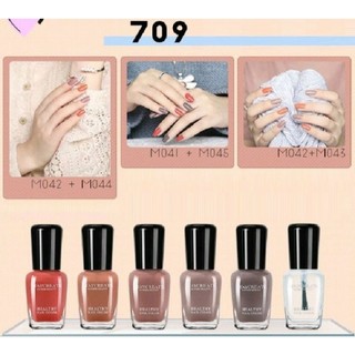 Bộ 6 lọ sơn lột móng tay Maycreate