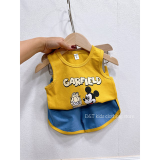 Bộ cotton sát nách GARFIELD (8-16kg)