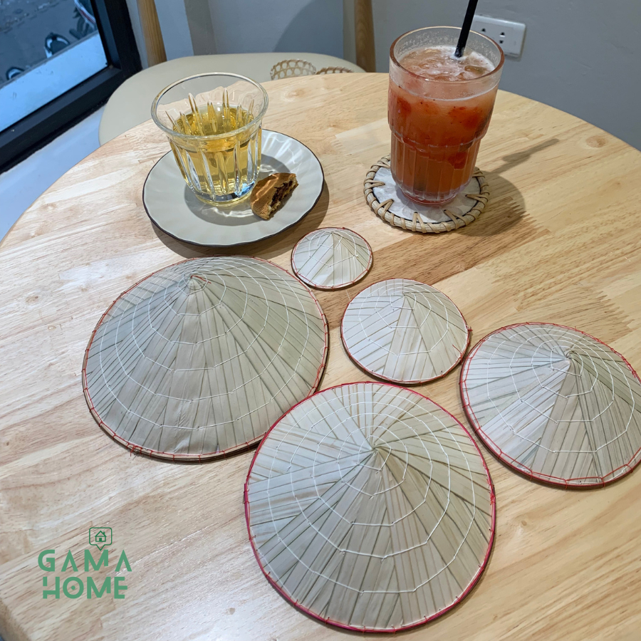 Nón lá mini cho bé trang trí phụ kiện trang trí chụp ảnh GAMA.HOME