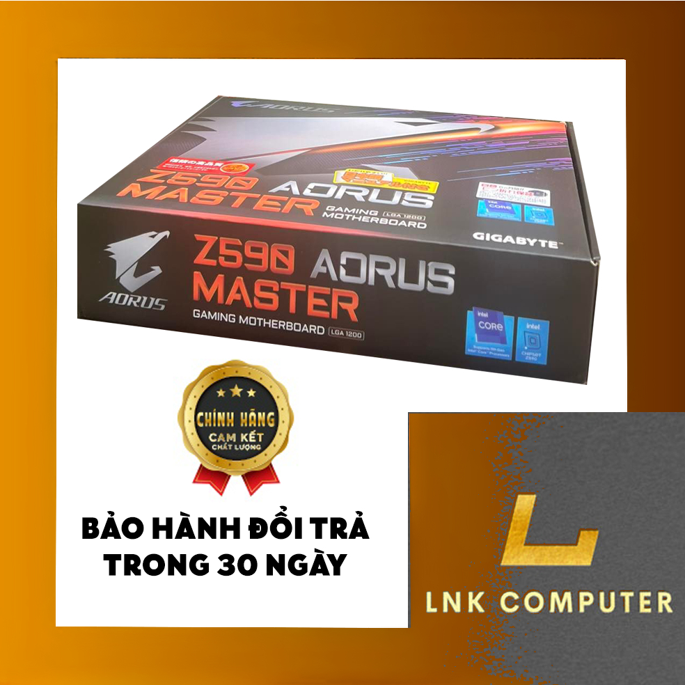Mainboard Gigabyte Z590 AORUS MASTER (Intel Z590, Socket 1200, ATX, 4 khe Ram DDR4)