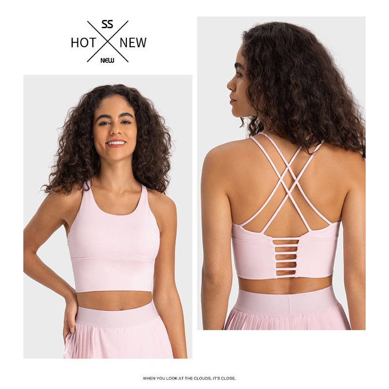 Áo Ngực Thể Thao Lulu Dây Đan Chéo Lưng Tập Gym Yoga PART 2