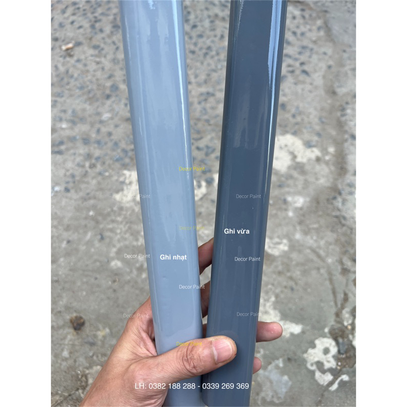 Sơn sắt mạ kẽm các màu ghi các loại Decor Paint chống trầy xước