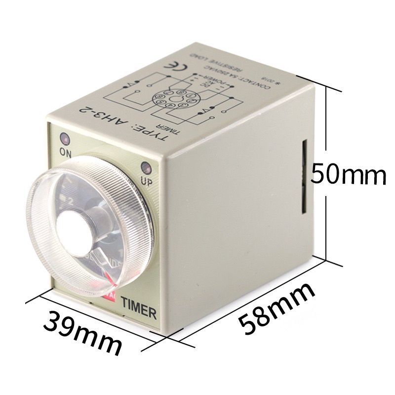 Rơ le thời gian AH3-3 CKCALGNL/CKC-Bộ timer 1S 10S 30S 60S